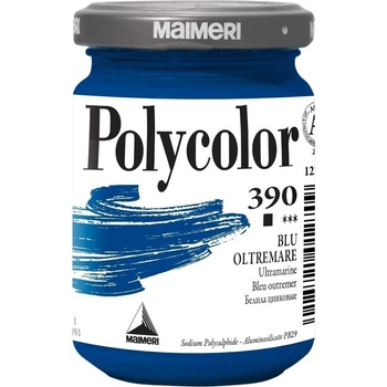Maimeri Vynil Polycolor АКРИЛНА боя Ultramarine 390 140 ml 1 бр (M1220390)