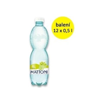 Mattoni perlivá bílé hrozny 12 x 0,5 l