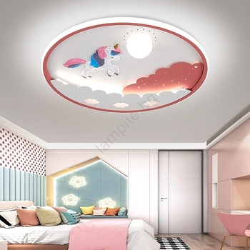 Brilagi - LED димируемо детско таванно осветително тяло UNICORN LED/68W/230V 3000-6000K+ДУ (BG3152)