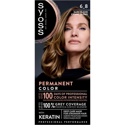 Syoss Permanent Coloration 6-8 tmavá blond