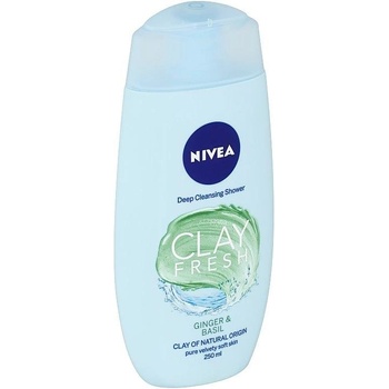 Nivea Clay sprchový gél s ílom zázvor a bazalka 250 ml