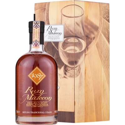 Malecon Seleción Esplendida 1987 40% 0,7 l (v drevenom boxe)