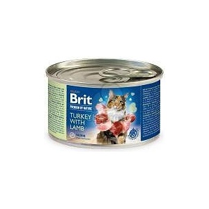Brit Premium by Nature Turkey with Lamb- пастет за котки 200g