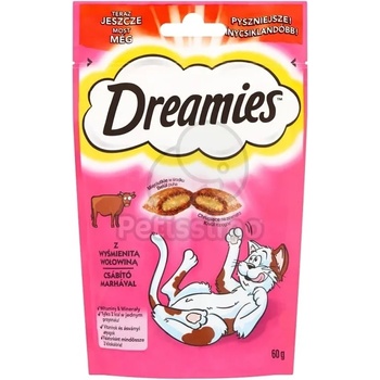 Image 1 of Dreamies лакомство за награда с телешко месо за котки 60 г