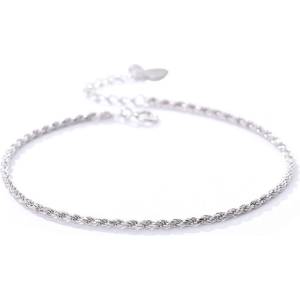 Silenti Jewelry Сребърна гривна "Възел