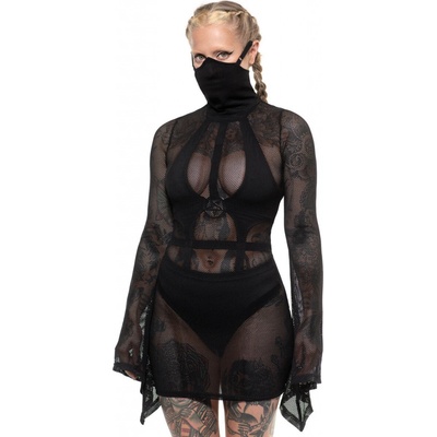 Killstar šaty Neo Nyx Mask