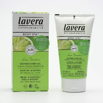 Lavera sprchový a koupelový gel Verbena a limetka 200 ml