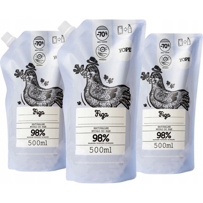 Yope tekuté mýdlo přírodní vůně fíku 1500 ml