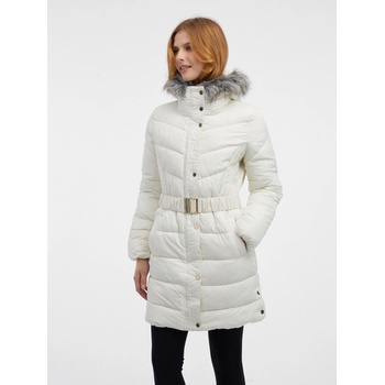 Image 1 of orsay Кремаво дамско ватирано палто с изкуствена кожа ORSAY Orsay | Byal | ЖЕНИ | XS