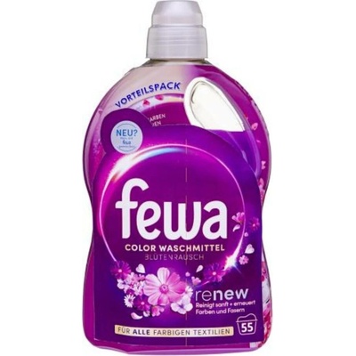 Fewa Renew gel na barevné prádlo s vůní květů 2,75 l 55 PD