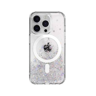 Starfield M Case With MagSafe - дизайнерски хибриден удароустойчив кейс с MagSafe за iPhone 14 Pro (прозрачен)