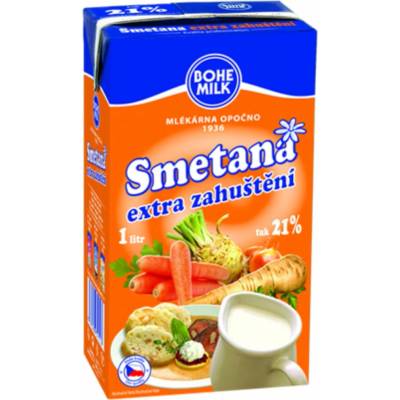 Bohemilk smotana extra zahustenie 21% 1l