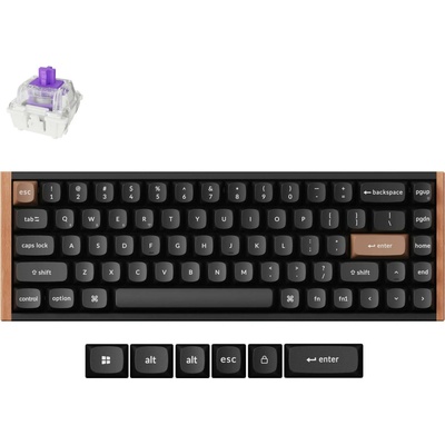Keychron K6 HE 65% Magnetic Wood K6H-F1