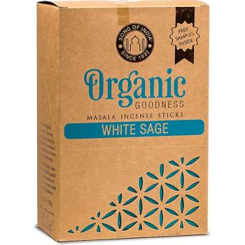 Song of India Vonné tyčinky Organic Masala White Sage Bílá šalvěj 15 g