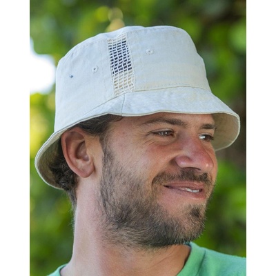 Result Headwear Sportovní klobouk se síťovými vsadkami naturální