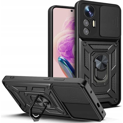 Tech-Protect Калъф за Xiaomi Redmi Note 12s, протектор, поликарбонат, Tech-Protect CamShield Pro Hard Case (THP2034), изключителна здравина, черен (THP2034)