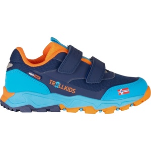 Trollkids Детски мултиспорт обувки Trollkids Kid's Preikestolen Hiker Multisport shoes - Dark Indigo / Pool Blue / Sahara Sunset - размер 37 (EU) (702-2108-1123)