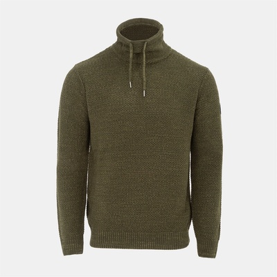 Firetrap Пуловер Firetrap Enhanced Firetrap Cowl Neck Jumper Men - Khaki