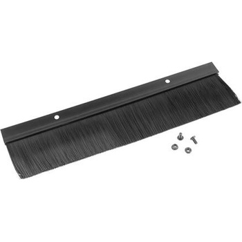 Lanberg 19" cable entry brush panel, black (AK-1102-B)