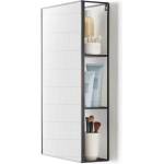 Umbra HK Limited Umbra Стенно огледало с 3 скрити рафта cubiko - цвят черен (umbra-1009654-040)