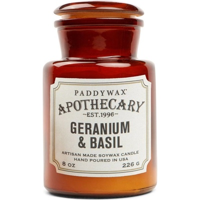 Paddywax Ароматна соева свещ Geranium and Basil 516 g (APG803EU)