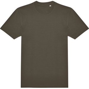 B&C Collection e220 / Унисекс тениска с къс ръкав от плътен памук - каки m (01011t55502)
