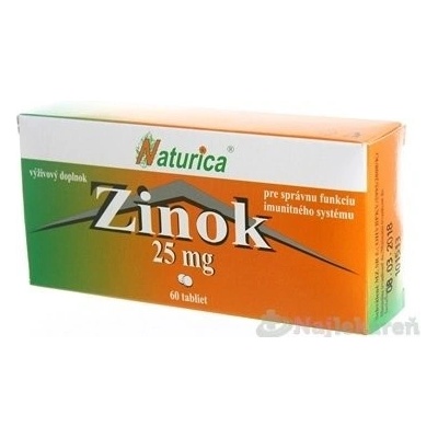 Naturica Zinok 25 mg 60 tabliet