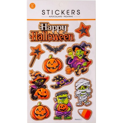 Carnival toys samolepky dekorační Halloween 12 ks relié