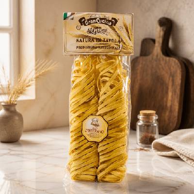Gran Cucina Tagliatelle allo Zafferano remeselné tagliatelle so šafranom 250 g