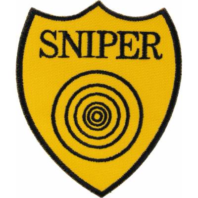 NAVYS Nášivka SNIPER s terčom - ŽLTÁ