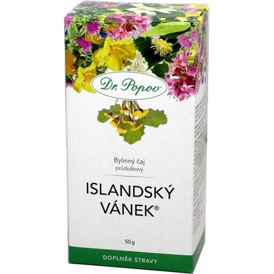 Dr.Popov Čaj průduškový Islandský vánek Sypaný 50 g