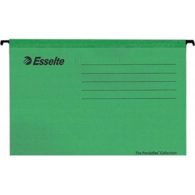 Esselte Папка картотека Herlitz Easyorga, V-образна, изработена от картон, за документи с формат до А4, зелена (OK1276)
