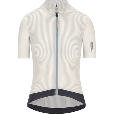 Q36.5 Дамска фланелка с къс ръкав за колоездене Q36.5 Women's Dottore Clima Jersey Cycling jersey - White (156-2734-0213)
