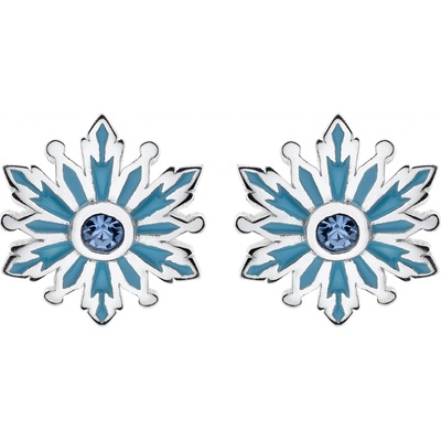 Disney strieborné kôstkové náušnice Vločky Frozen ES00025SRJL.CS