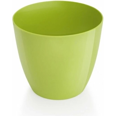 PLASTKON Dekorativní Ella 18 cm lesklá hr. zelená