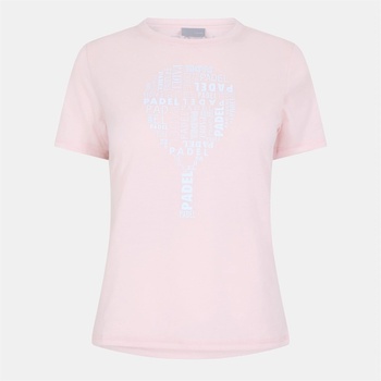 Image 1 of HEAD Тениска HEAD Women's Padel Typo Short Sleeve Performance T-Shirt - Pink