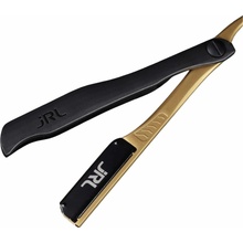 JRL Barber straight edge razor Black & Gold