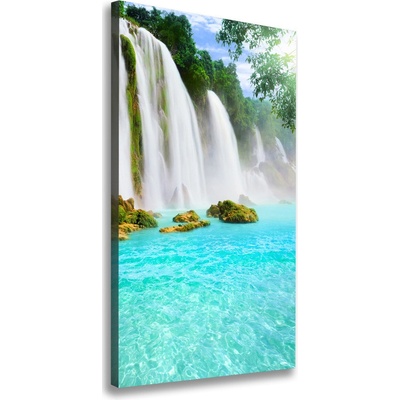 Vertikálny foto obraz na plátne do obývačky Vodopád 50x100 cm