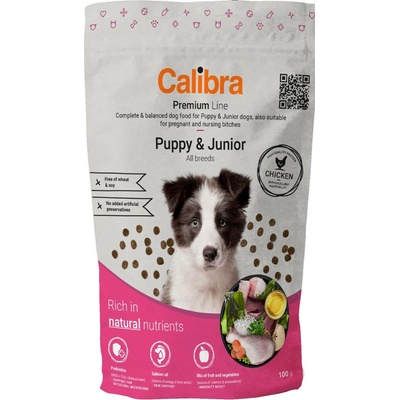 Calibra Dog Premium Line Puppy & Junior Chicken 0,1 kg