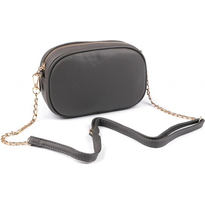 Dámská dívčí kabelka crossbody 13 5x20 cm 6 šedá