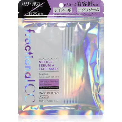 fractional CC Needle Serum A Face Mask стягаща маска за лице с ретинол 6 бр