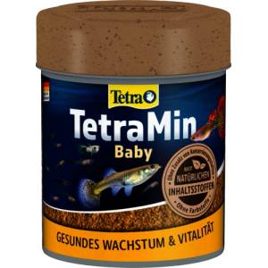 TETRA TetraMin Baby - пълноценна храна под формата на микро люспи за бебета риби до 1 см, съдържаща висококачествени, функционални хранителни вещества - кутия 66 мл