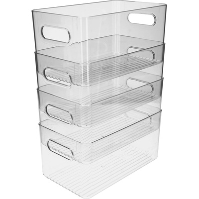 Silvercrest® Kuchynský organizér, 4 kusy (s rúčkami) (100397606)