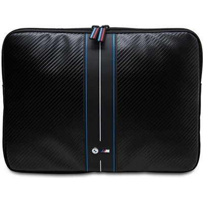 BMW BMW Carbon Blue Stripe калъф за лаптоп , 14", черен