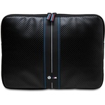 BMW BMW Carbon Blue Stripe калъф за лаптоп , 14", черен