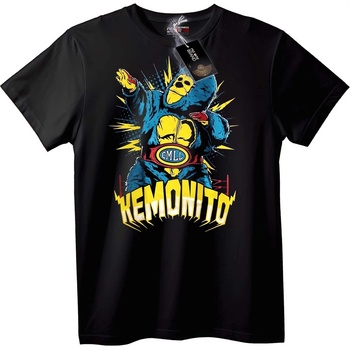 NOONEBRAND Тениска Kemonito CMLL - M, Black