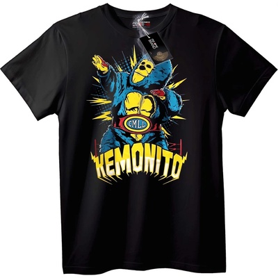 NOONEBRAND Тениска Kemonito CMLL - M, Black