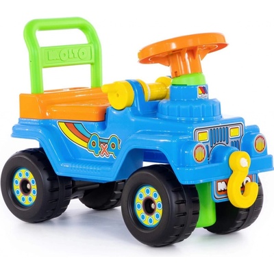 Molto Jeep 4x4 s ťahacím lanom a klaksónom modré