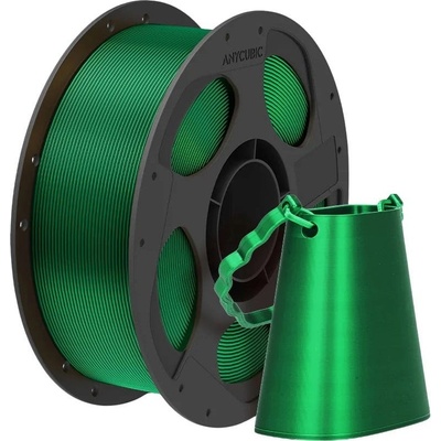 Anycubic PLA Silk Christmas Green - 1, 75 mm / 1000 g (6974662352637)