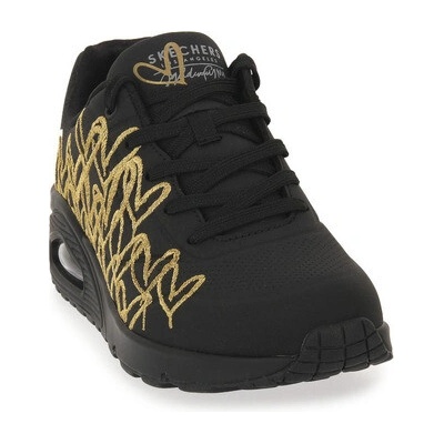 Skechers uno golden heart 177975 čierna